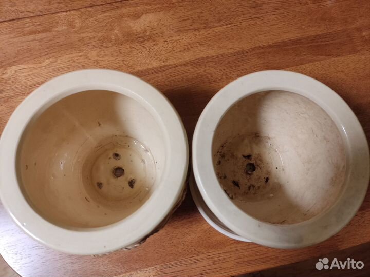 Керамический цветочный горшок