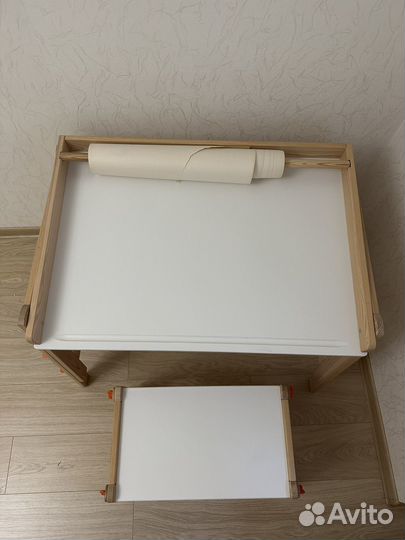 Растущий стол и стул икея