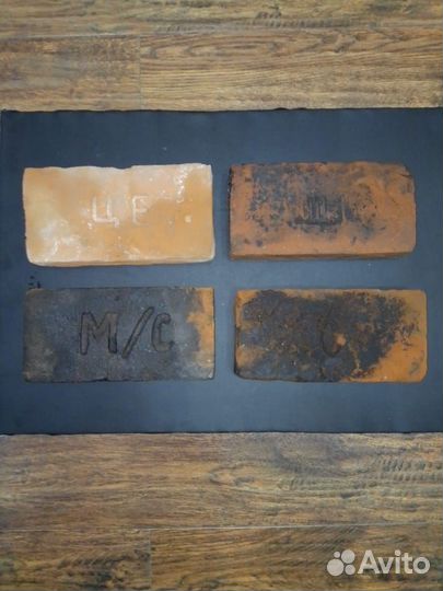 Кирпич клеймённый. Старинный 18-19 Век