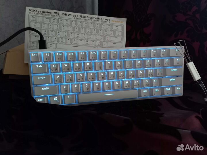 Механическая клавиатура skyloong gk61