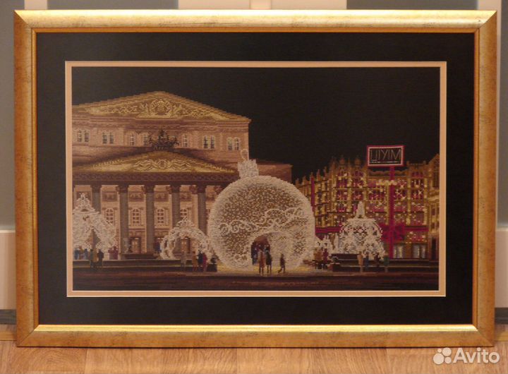 Картина вышитая крестом Театральное волшебство