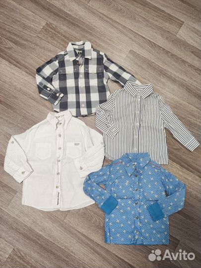 Рубашки пакетом, 92-98 размер