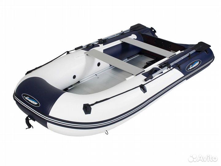 Лодка пвх Gladiator B330AL бело/темно-синий