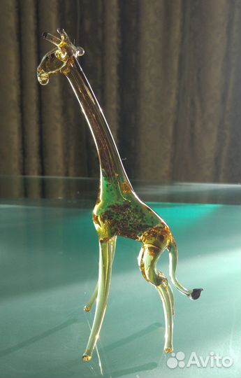 Фигурка стеклянная Жираф, Гусь Хрустальный