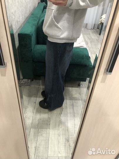 Широкие кастом джинсы y2k sk8 rap opium archive