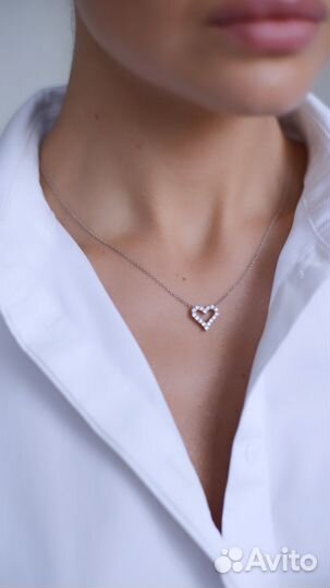 Серебрянный комплект Сердце