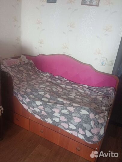Детская кровать от 3 лет с бортиком бу
