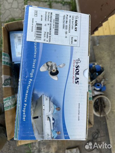 Винт solas для mercury, tohatsu, honda (10 шаг)