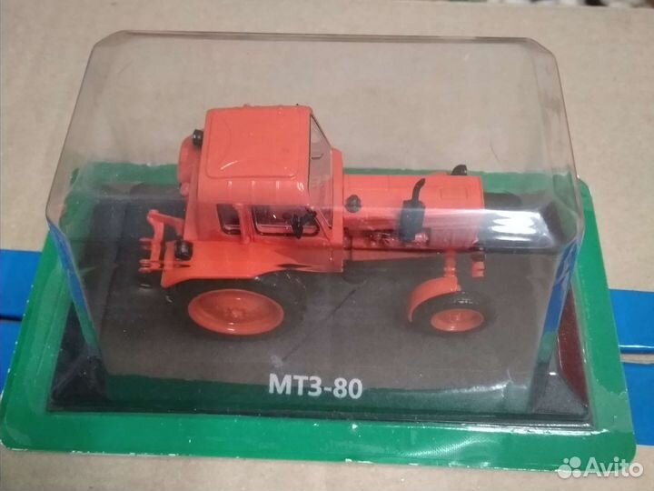 Модель трактора мтз-80, 1:43