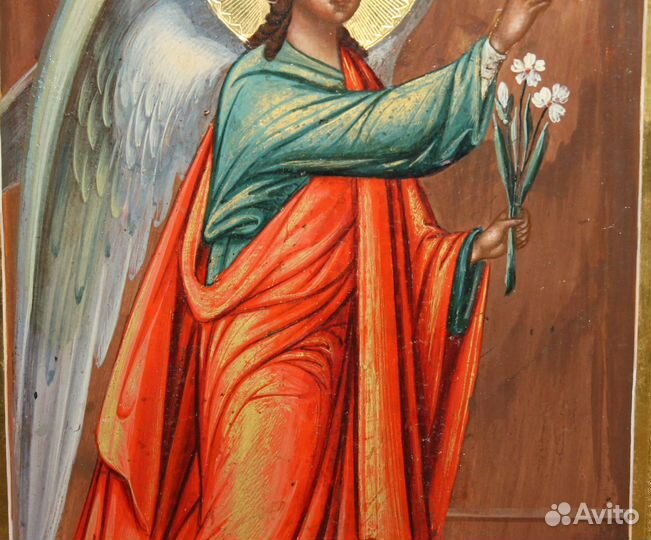 Икона Архангел Гавриил с Благой Вестью