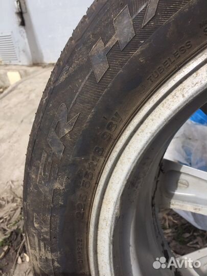 Диск r18 на outlander хl с резиной bridgestone