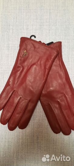 Перчатки женские кожаные,сенсорные