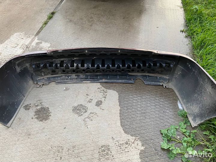 Передний бампер Priora I (дорестайлинг). Портвейн