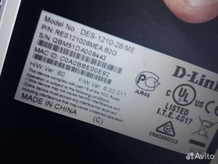 Dlink des-1210-28/me Управляемый коммутатор