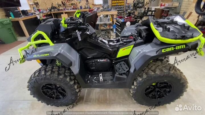 BRP G2 can-am XMR наклейки manta green зеленые
