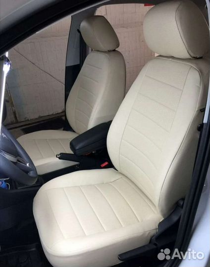 Авто чехлы солярис 2016г из экокожи