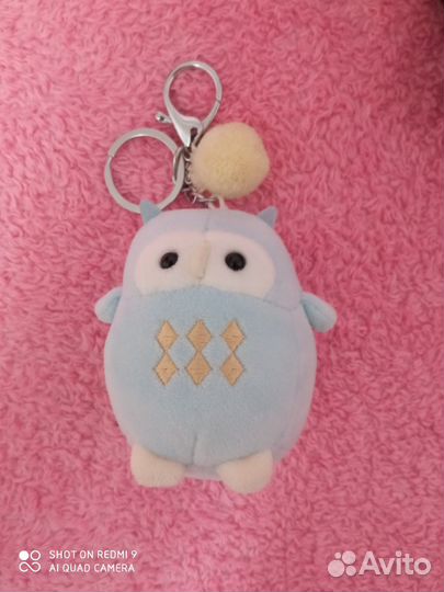 Мягкая игрушка брелок на сумку, ключи