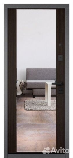 Дверь с зеркалом