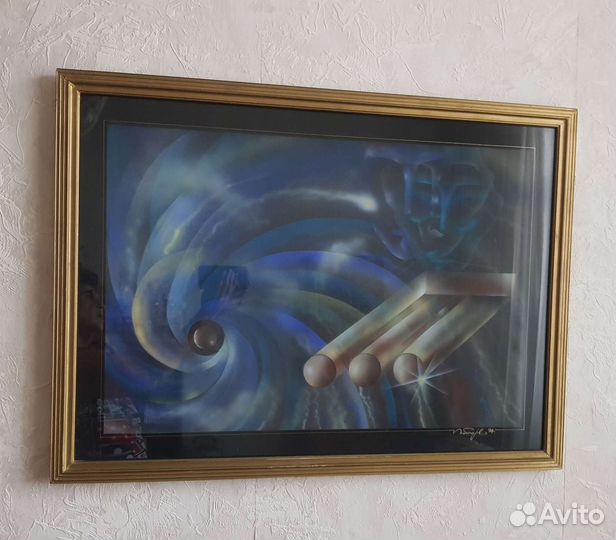 Картина Сергея Чеботарва 1994 год Enigma