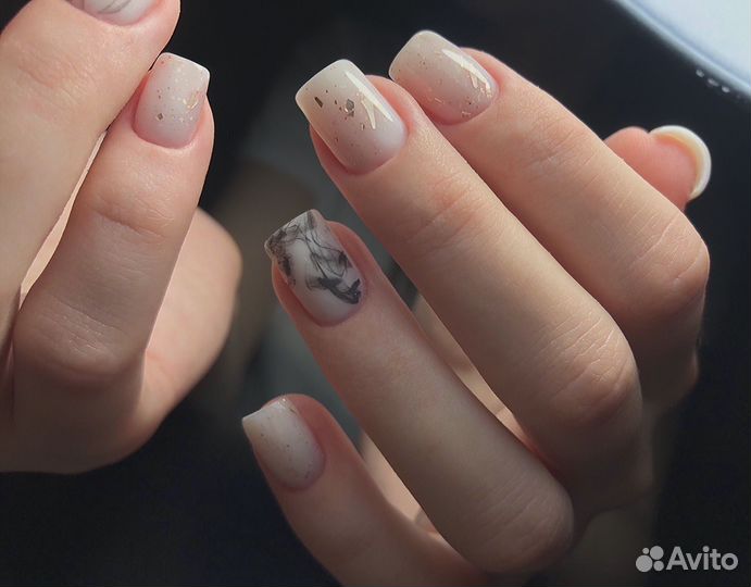 Наращивание ногтей, маникюр