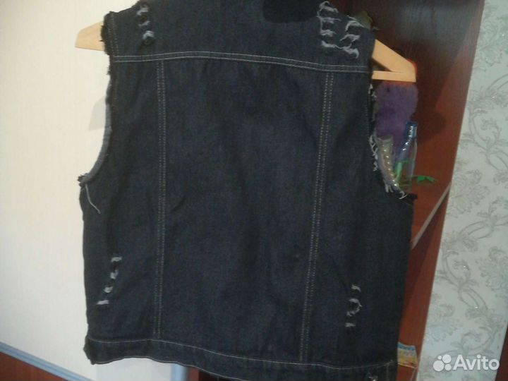 Жилет джинсовый женский 48-50