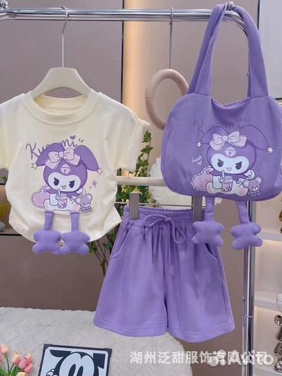 Летний костюм для девочек