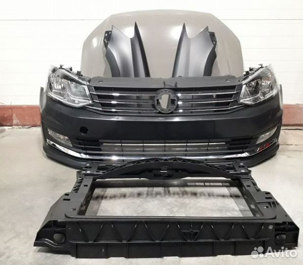 Бампер решетка Volkswagen polo 15-20