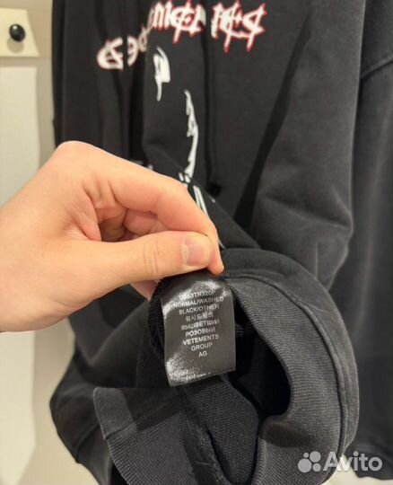 Vetements худи новая коллекция