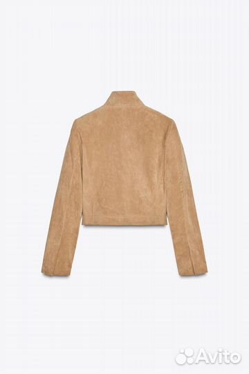 Куртка из натуральной замши zara