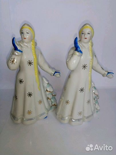 Статуэтка Снегурочка Дулево фарфор