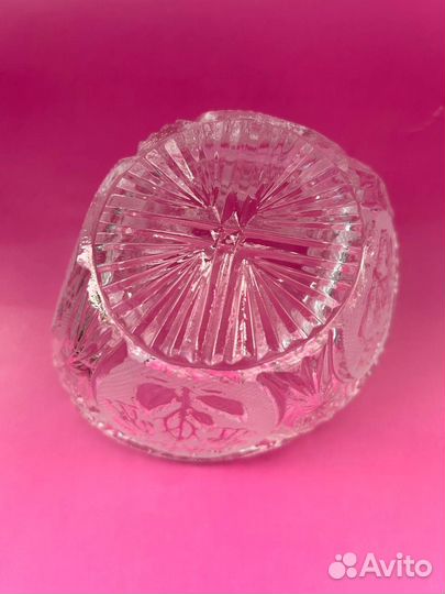Конфетница хрусталь СССР