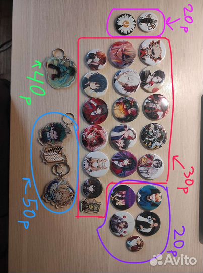 Аниме значки