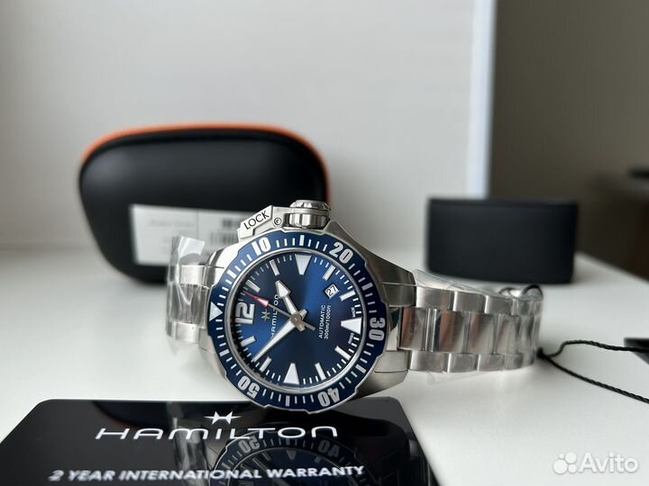 Hamilton Khaki Navy Frogman Auto- H77705145. Новые