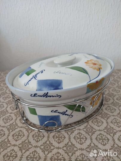 Кастрюля керамическая для духовки