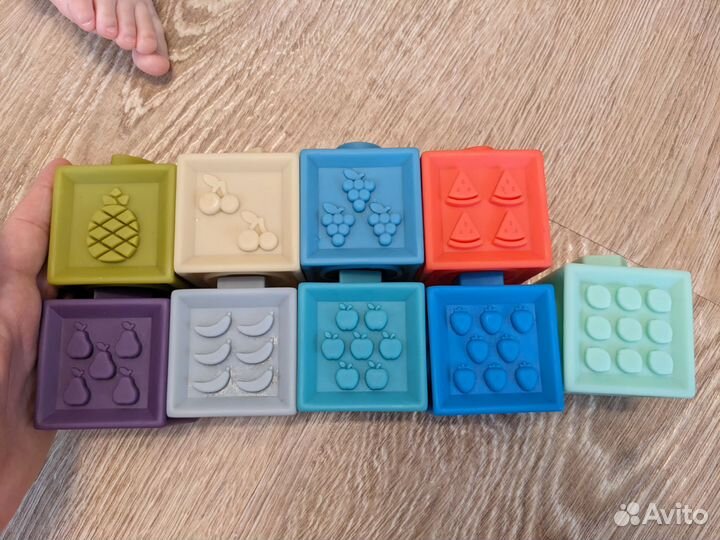 Кубики резиновые