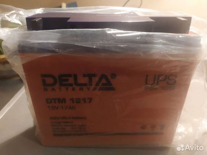 Новый аккумулятор delta 12v 17ah.Торга нет