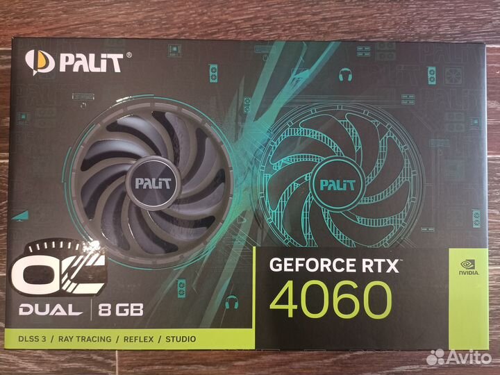 Видеокарта Palit nvidia GeForce RTX 4060 dual OC