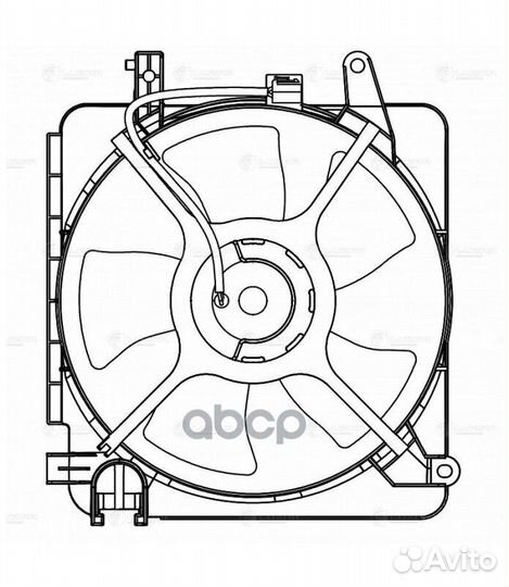 Э/вентилятор охл. LFK0501 luzar