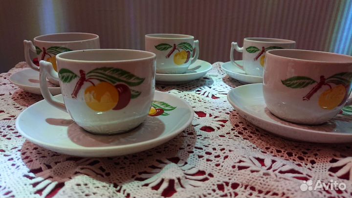 Кофейный сервиз вербилки СССР