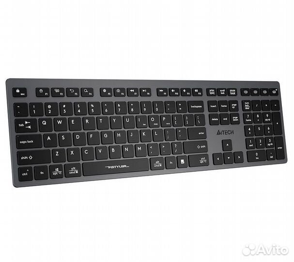Беспроводная клавиатура A4Tech Fstyler FBX50C, сер