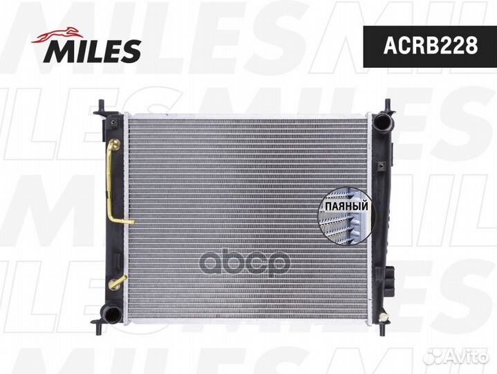 Радиатор KIA soul 2008- 1.6 AT паяный acrb228