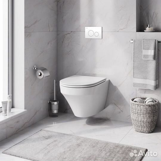 Унитаз подвесной с инсталляцией AM.PM Inspire IS49