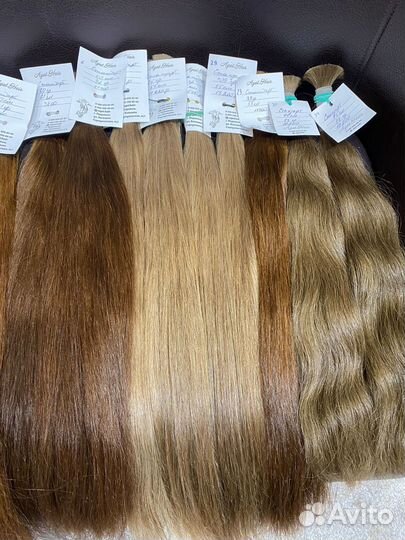 Волосы для наращивания в срезах