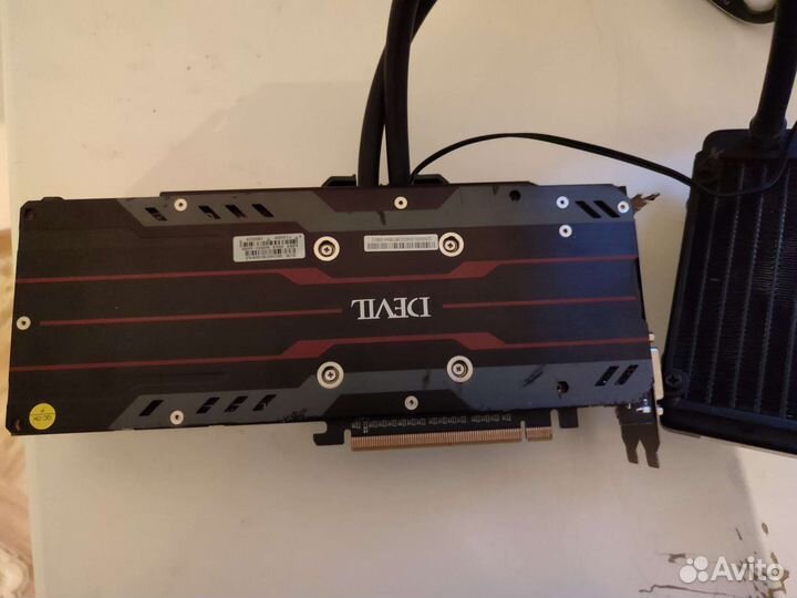 Видеокарта р9 390х Powercolor devil