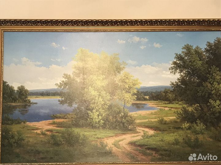 Картина большая в раме