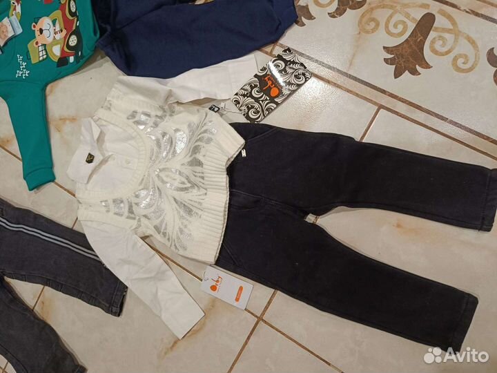 Комплект костюм для мальчика и девочки 86-92 74