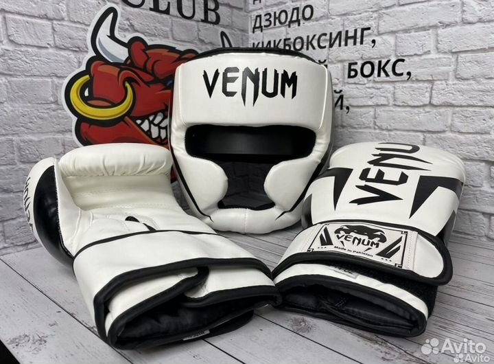 Боксерский шлем детский venum