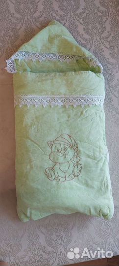 Конверт на выписку,меховой и шерстяной, комбинезон