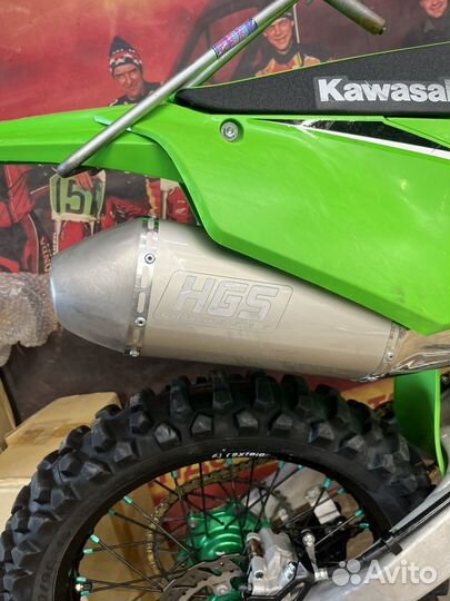 Выхлопная система HGS Kawasaki kx250f 17-24