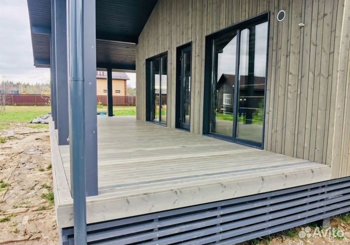 Пристройка к дому веранда терраса